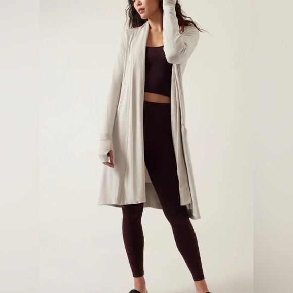 Athleta Sweaters - ATHLETA Pranayama LONG wrap SIZE MEDIUM